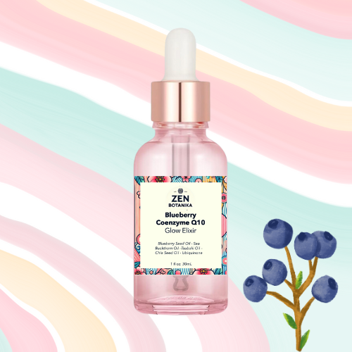 Blueberry Coenzyme Q10 Glow Elixir by Zen Botanika - Crystal Davidson