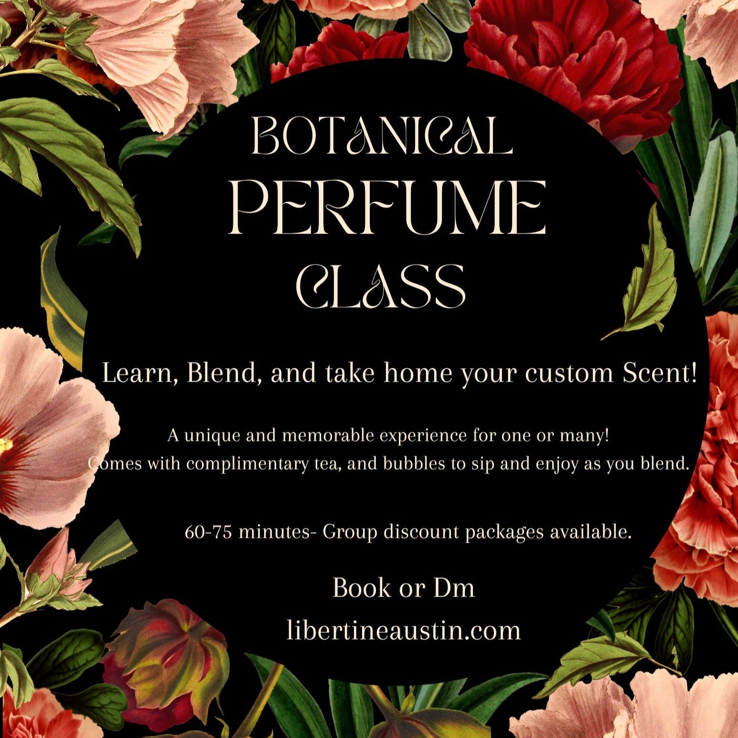 Perfume Blending Class 70 minutes - Crystal Davidson