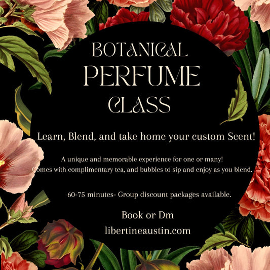 Perfume Blending Class 70 minutes - Crystal Davidson
