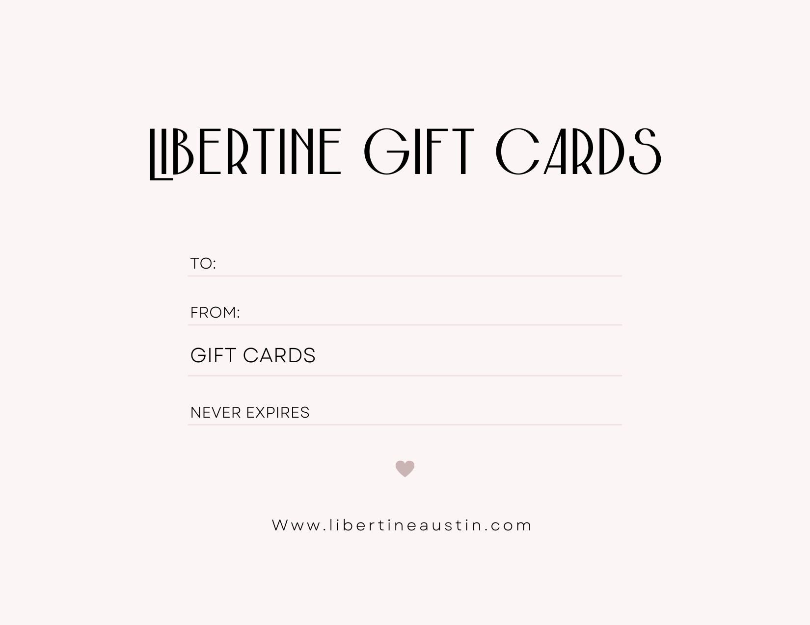 Libertine Gift Cards - Libertine x Viriditas Botanicals