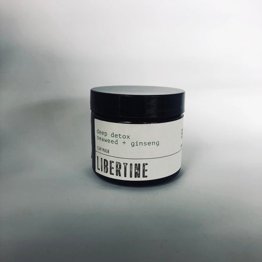 Detox Clay Mask with Seaweed and Ginseng - Libertine x Viriditas Botanicals