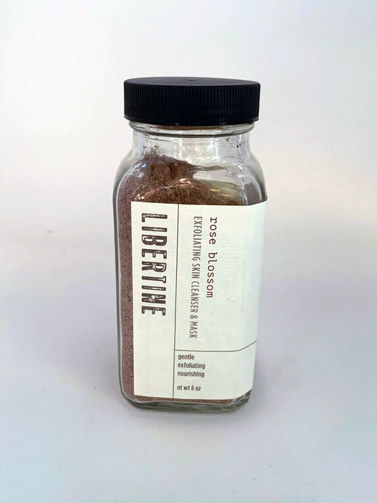 Rose Blossom Exfoliating Cleanser and Mask - Libertine x Viriditas Botanicals