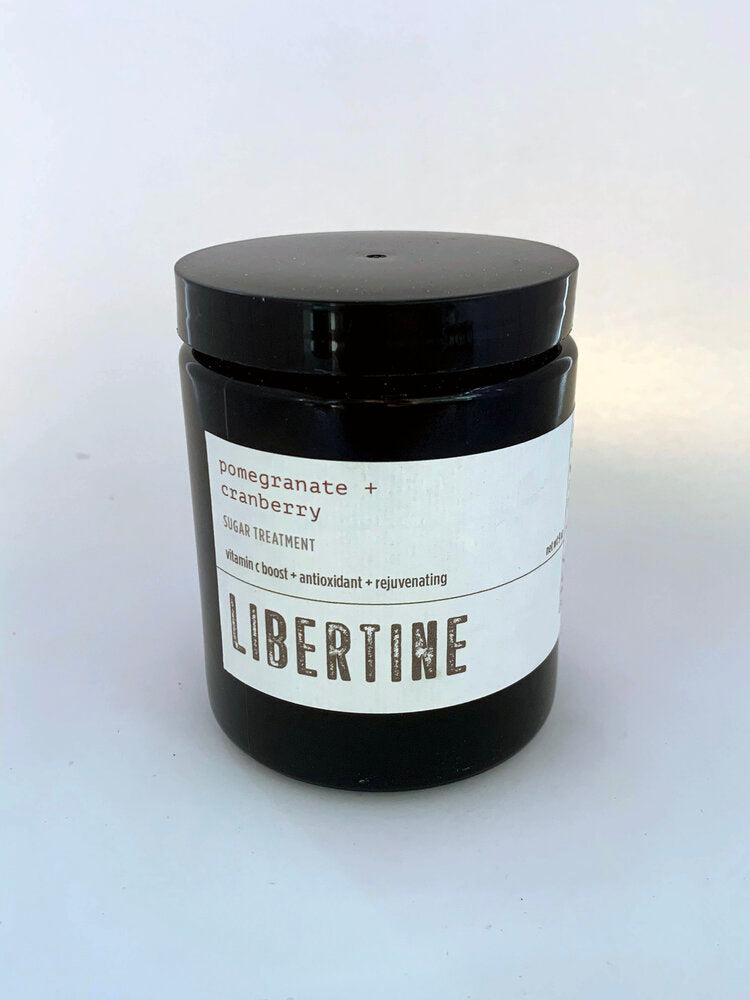 Pomegranate + Cranberry Sugar Scrub - Libertine x Viriditas Botanicals 